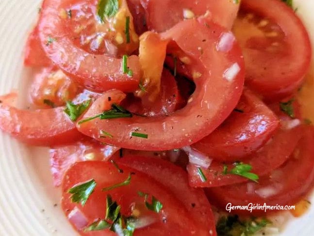 german tomato salad