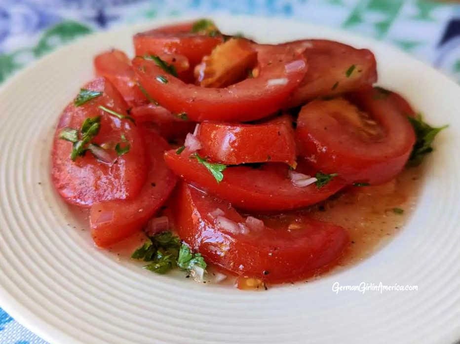 german tomato salad