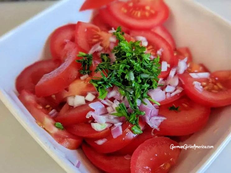 german tomato salad recipe