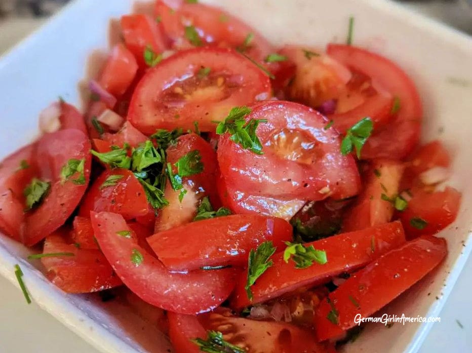 german tomato salad recipe